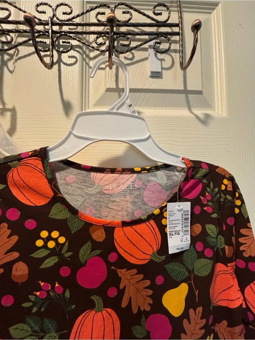 Set of 2 TCP Kids Girl Fall Harvest Pumpkin Thanksgiving Dress Lot Size XL